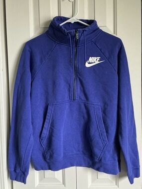 Nike Blue-Purple Half-Zip Pullover